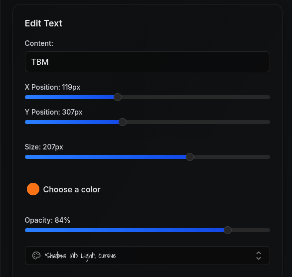 Text Controls